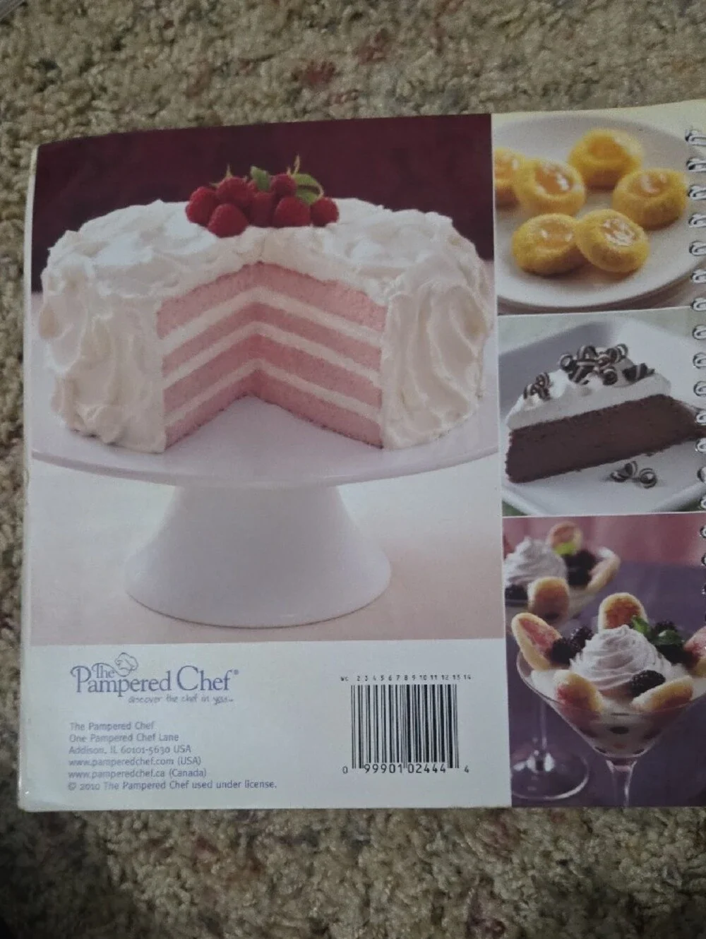 The Pampered Chef Cookbook Set Of 4